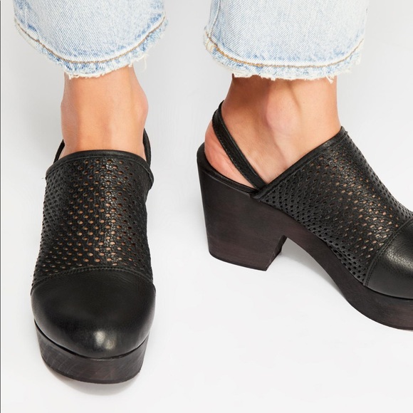 NWT Free People Logan Clog Shoes black 40 - Picture 6 of 14